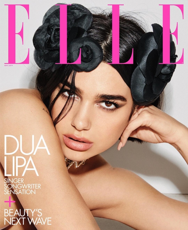 US Elle May 2019 : Dua Lipa by Carin Backoff