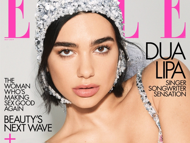 US Elle May 2019 : Dua Lipa by Carin Backoff