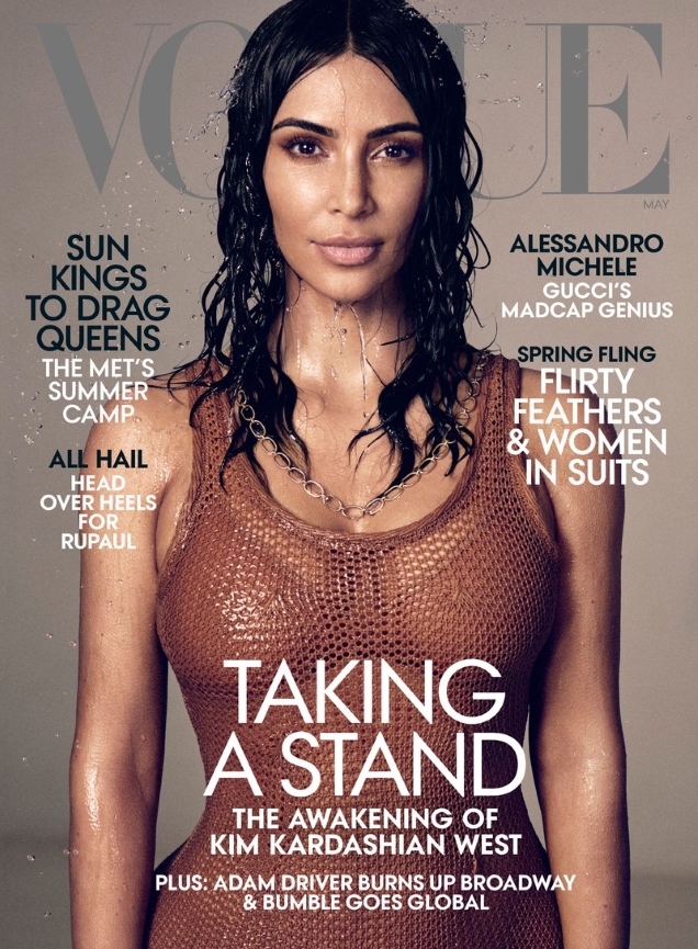 US Vogue May 2019 : Kim Kardashian West by Mikael Jansson