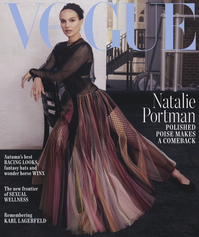 Vogue Australia April 2019 : Natalie Portman by Emma Summerton