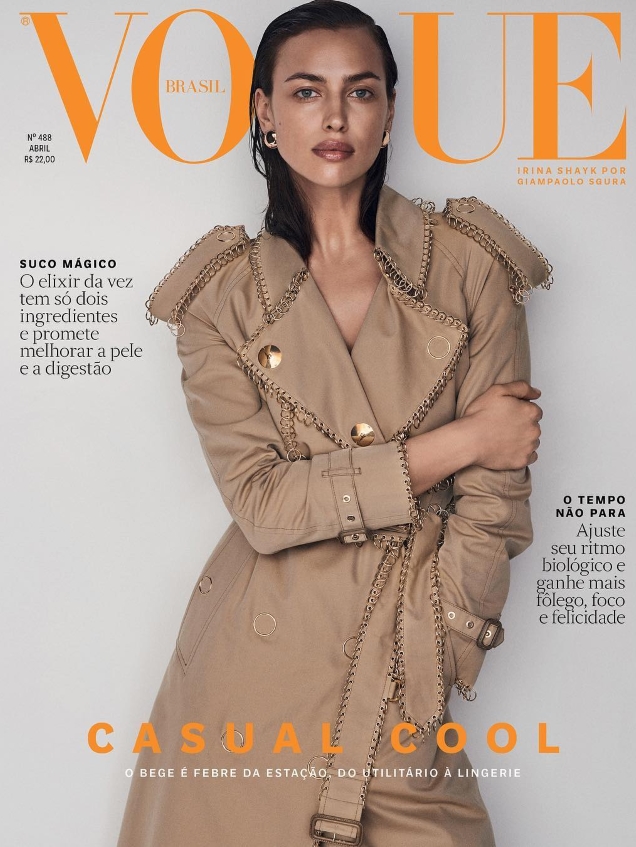 Vogue Brazil April 2019 : Irina Shayk by Giampaolo Sgura