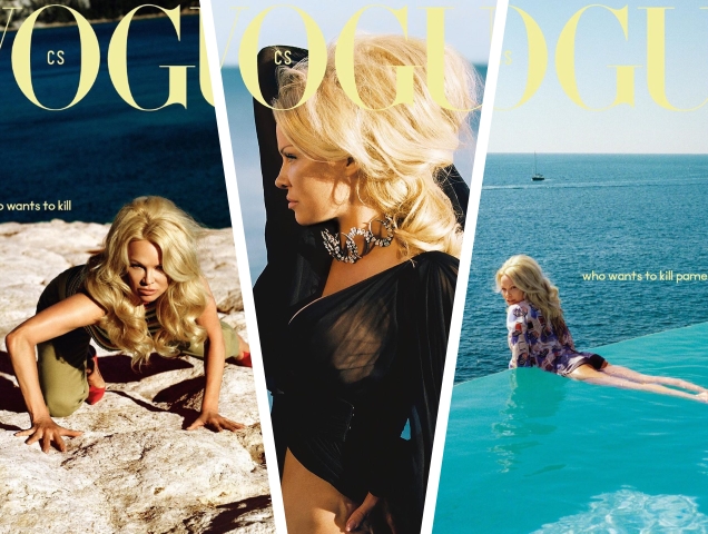 Vogue Czechoslovakia June 2019 : Pamela Anderson by Dan Beleiu