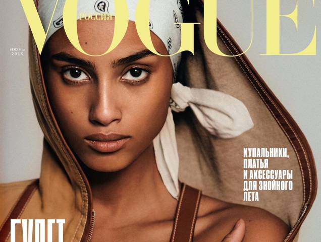 Vogue Russia June 2019 : Imaan Hammam by Chris Colls