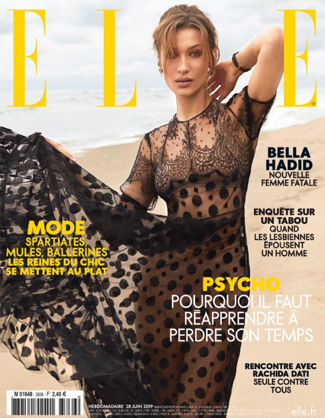 Elle France June 28, 2019 : Bella Hadid by Zoey Grossman