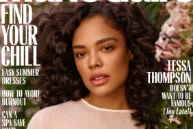 US Marie Claire July 2019 : Tessa Thompson by Thomas Whiteside