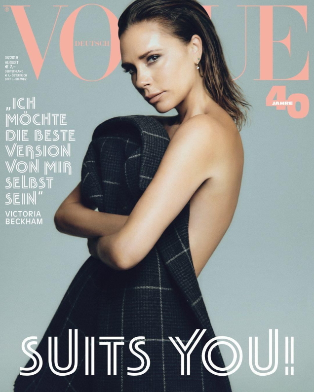 Vogue Germany August 2019 : Victoria Beckham by Chris Colls