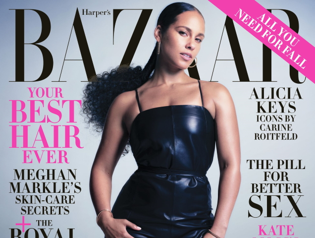 US Harper’s Bazaar September 2019 : Alicia Keys by Mario Sorrenti