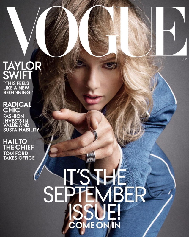 US Vogue September 2019 : Taylor Swift by Inez van Lamsweerde & Vinoodh Matadin