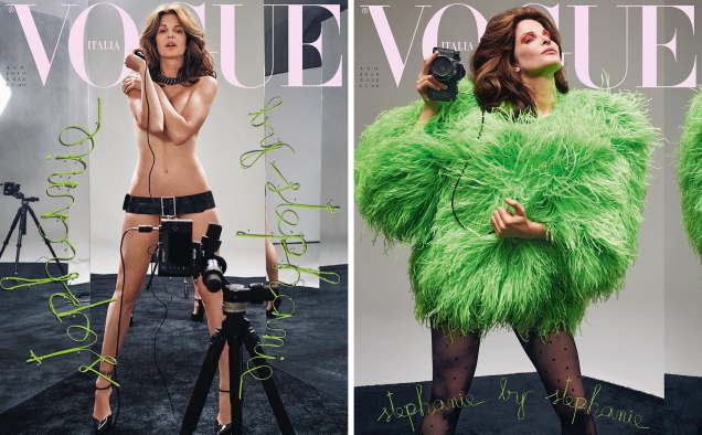 Vogue Italia August 2019 : Stephanie Seymour & Claudia Schiffer by Collier Schorr