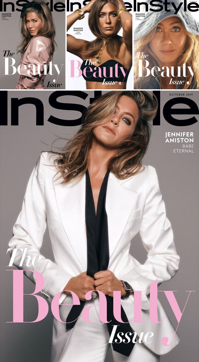 InStyle October 2019 : Jennifer Aniston by Michael Thompson