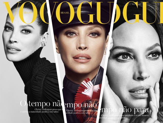 Vogue Brazil October 2019 : Christy Turlington by Luigi & Iango