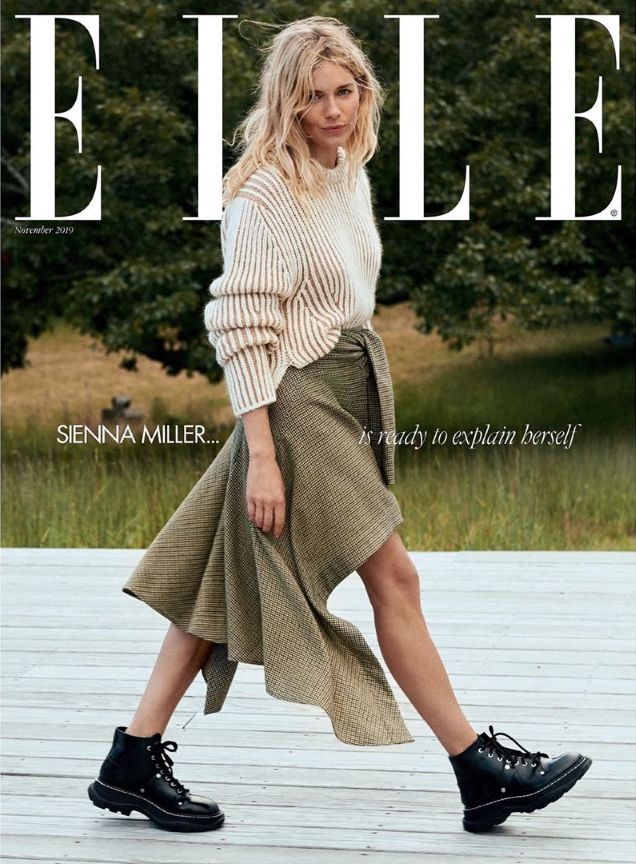 UK Elle November 2019 : Sienna Miller by Cass Bird