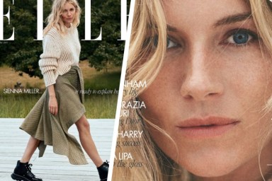 UK Elle November 2019 : Sienna Miller by Cass Bird