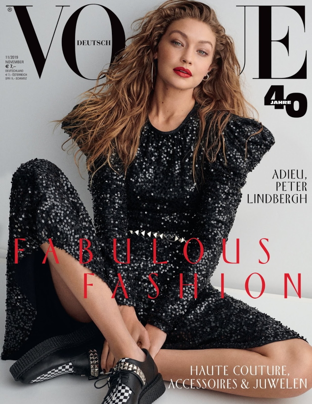 Vogue Germany November 2019 : Gigi Hadid by Giampaolo Sgura