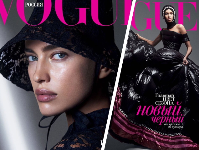 Vogue Russia December 2019 : Irina Shayk & Stella Maxwell by Zoey Grossman