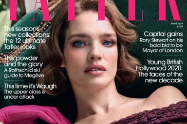 Tatler March 2020 : Natalia Vodianova by Victor Demarchelier