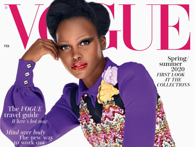 UK Vogue February 2020 : Lupita Nyong’o by Steven Meisel