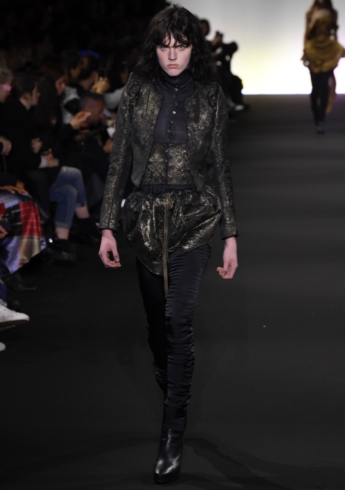 Jake Junkins at Ann Demeulemeester Fall 2020