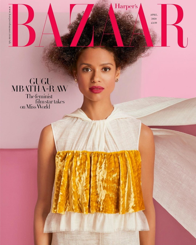 UK Harper’s Bazaar April 2020 : Gugu Mbatha-Raw by Richard Phibbs