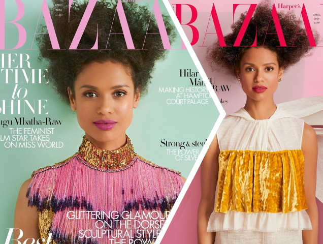 UK Harper’s Bazaar April 2020 : Gugu Mbatha-Raw by Richard Phibbs