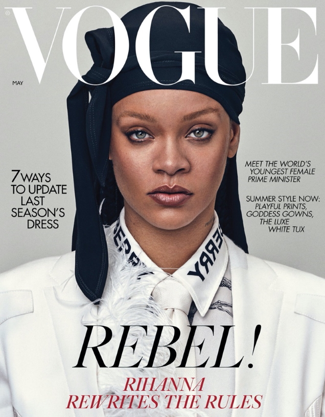 UK Vogue May 2020 : Rihanna by Steven Klein