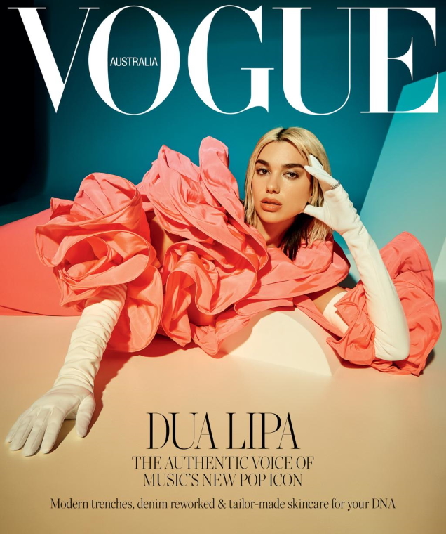 Vogue Australia April 2020 : Dua Lipa by Charlie Dennington