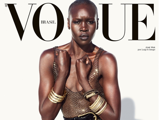 Vogue Brazil March 2020 : Alek Wek by Luigi & Iango