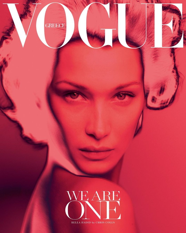 Vogue Greece April 2020 : Bella Hadid by Chris Colls