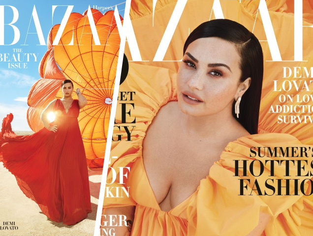 US Harper’s Bazaar May 2020 : Demi Lovato by Alexi Lubomirski