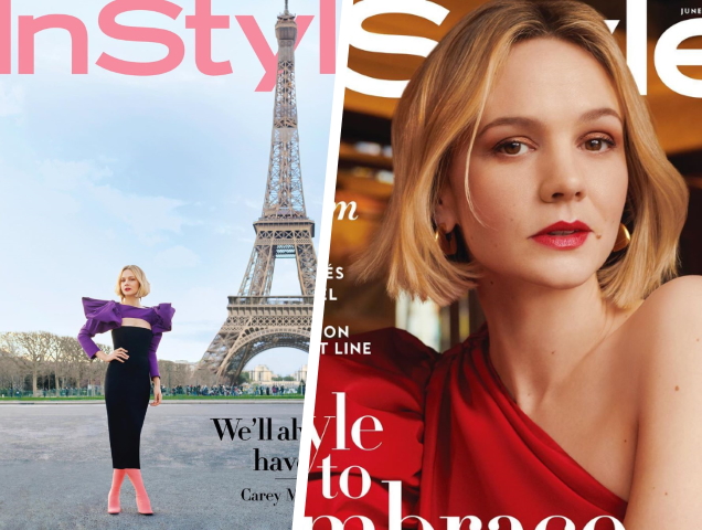 US InStyle June 2020 : Carey Mulligan by Horst Diekgerdes