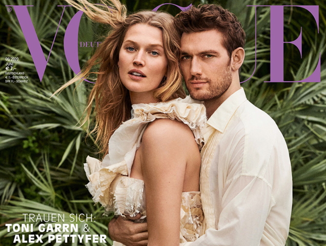 Vogue Germany June 2020 : Toni Garrn & Alex Pettyfer by Giampaolo Sgura