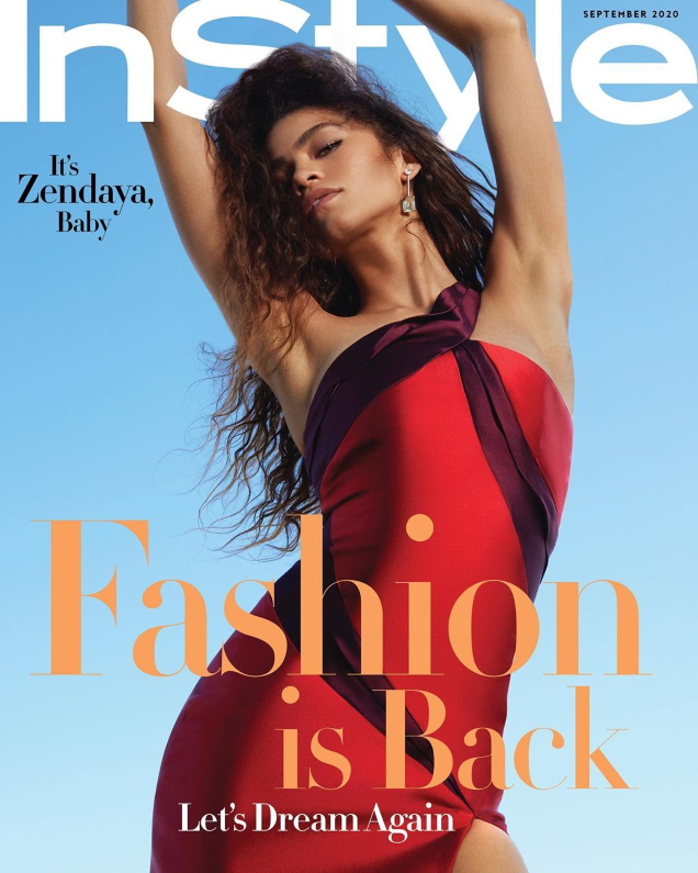 US InStyle September 2020 : Zendaya by AB+DM