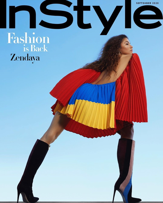 US InStyle September 2020 : Zendaya by AB+DM