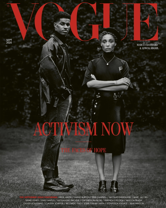 UK Vogue September 2020 : The Faces of Hope