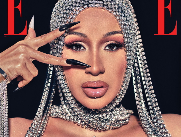 US Elle September 2020 : Cardi B by Steven Klein