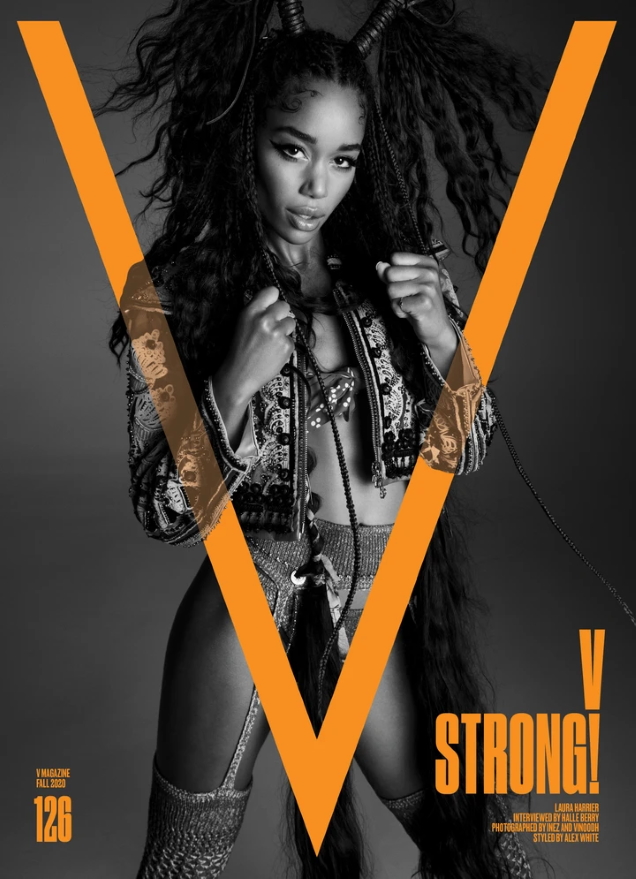 V Magazine #126 Fall 2020 : Laura Harrier by Inez van Lamsweerde & Vinoodh Matadin