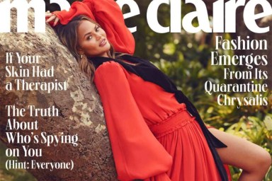 US Marie Claire Fall 2020 : Chrissy Teigen by Lauren Dukoff