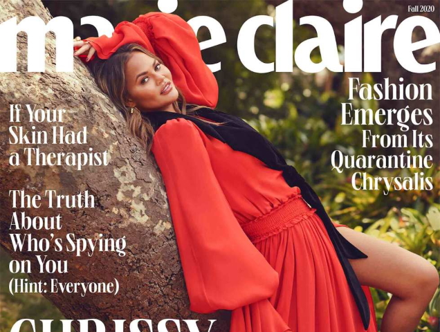 US Marie Claire Fall 2020 : Chrissy Teigen by Lauren Dukoff