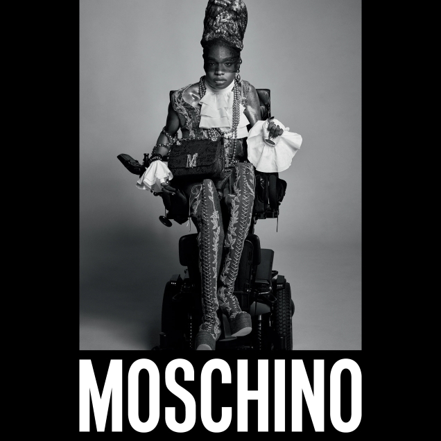 Moschino F/W 2020.21 : Aaron Philip by Luigi & Iango