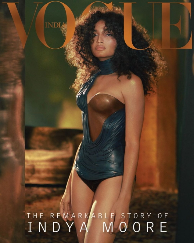 Vogue India October 2020 : Indya Moore by Greg Swales