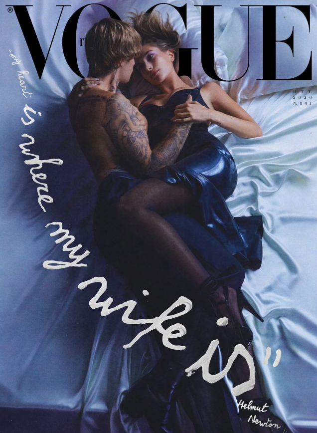 Vogue Italia October 2020 : Justin & Hailey Bieber by Eli Russell Linnetz