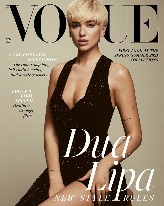 UK Vogue February 2021 : Dua Lipa by Emma Summerton