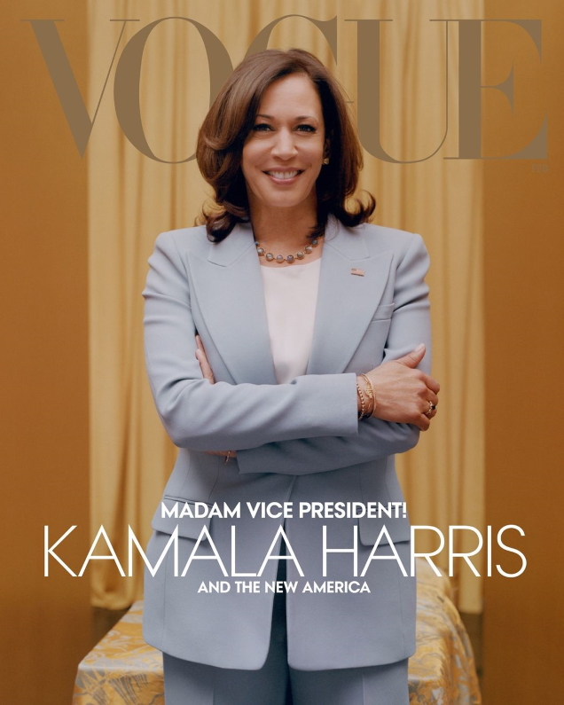 US Vogue February 2021 : Kamala Harris by Tyler Mitchell