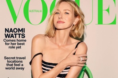 Vogue Australia January 2021 : Naomi Watts by Carin Backoff