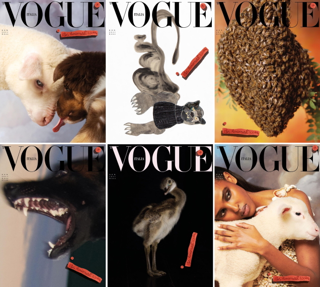 Vogue Italia January 2021 : The Animal Issue