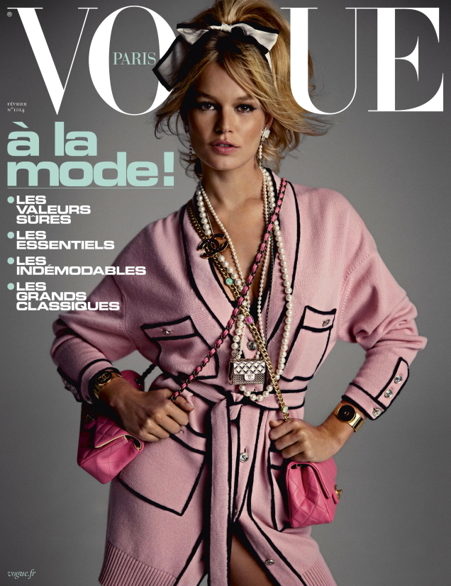 Vogue Paris February 2021 : Anna Ewers by Inez van Lamsweerde & Vinoodh Matadin