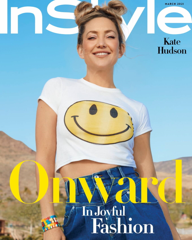 US InStyle March 2021 : Kate Hudson by AB+DM