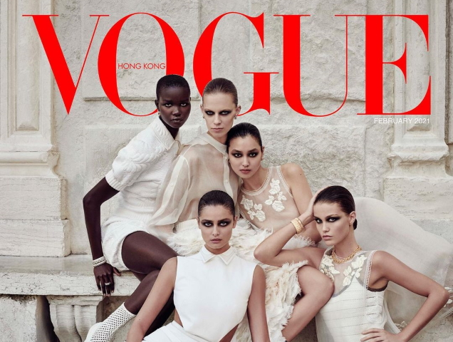 Vogue Hong Kong February 2021 : Akon, Estelle, Lexi, Luna & Taylor by Luigi & Iango