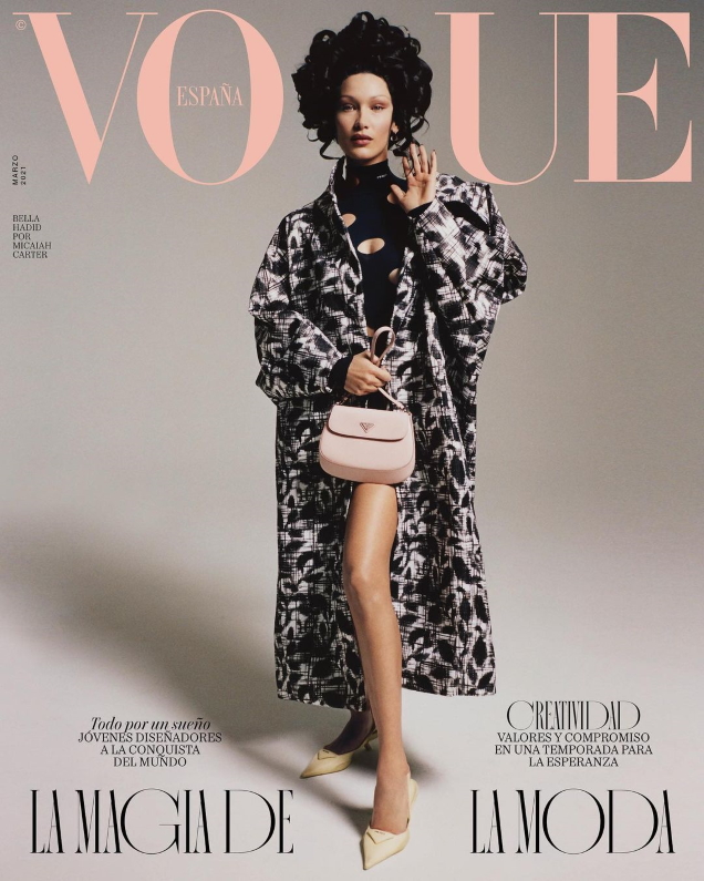 Vogue España March 2021 : Bella Hadid by Micaiah Carter