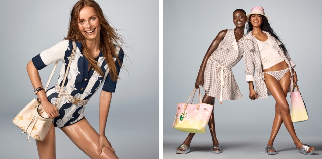 Louis Vuitton 'Summer by the Pool' 2021 : Rianne, Jade, Akon, Ashley & Ida by Steven Meisel